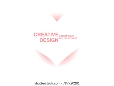 Love background. modern template design. valentine day theme.