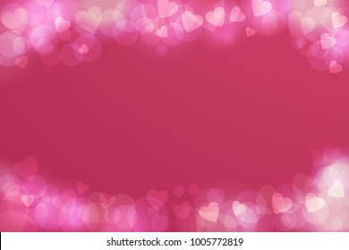 love background pink heart shapes texture pattern for valentine day concept abstract design gifts card, happy holiday for woman, wedding, vintage wallpaper, celebration with sweet and romantic moment