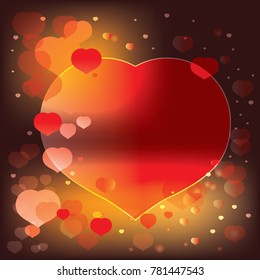 love background red heart shapes texture pattern for valentine day
