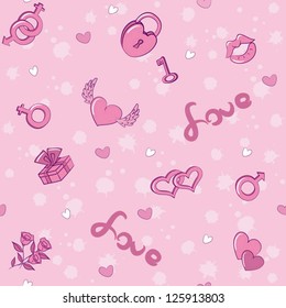 love background seamless