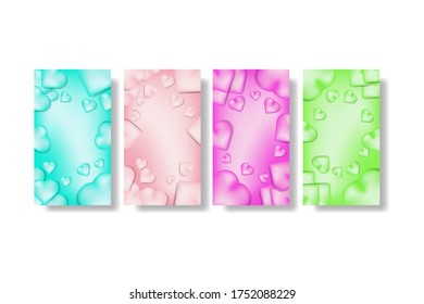 love background social media templates
