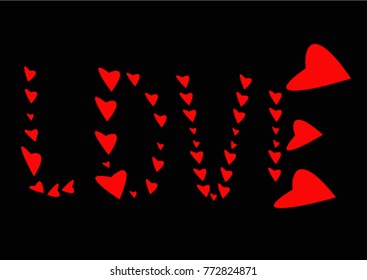 Love background for valentine day.