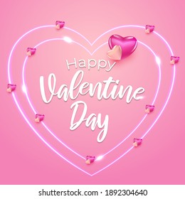 Love Background Valentine Day Vector Ilustration