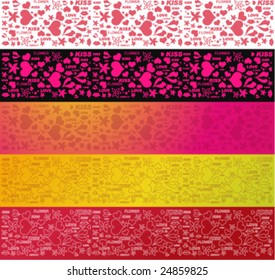 Love background for valentines, packages etc.