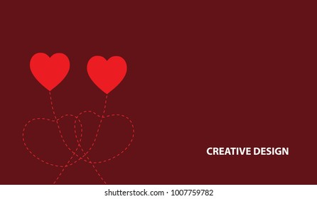 Love background vector