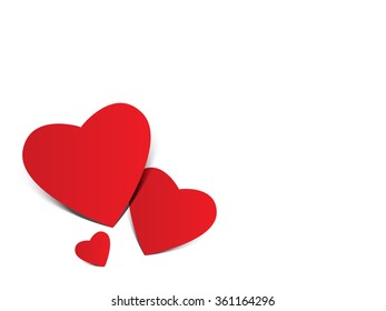 Love Background. Vector illustration