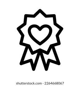 love badge icon or logo isolated sign symbol vector illustration - high quality black style vector icons
