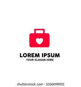 Love Bag Logo Template