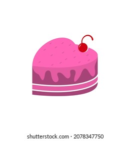 Love Bakery logo design vector template. Bakery logo concept
