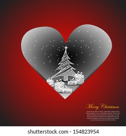 Love Ball of christmas theme