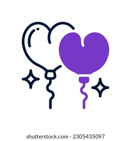 love balloon icon for your website, mobile, presentation, and logo design.