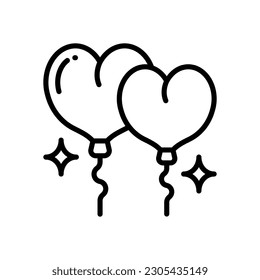 love balloon icon for your website, mobile, presentation, and logo design.