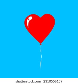 Vector de globo de amor para diseño
