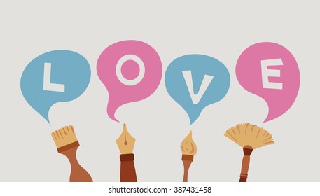 Love banner
