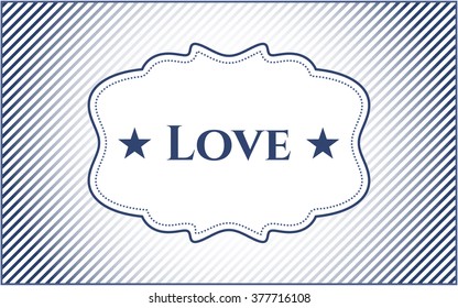 Liebesbanner oder -poster