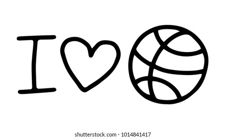 I love basketball