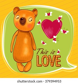 love the bear. This is Love