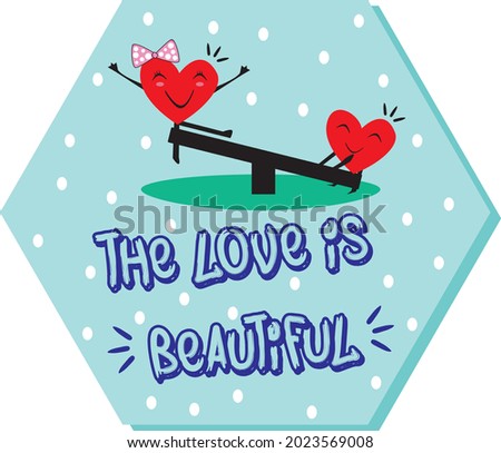 the love is beatiful art
