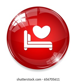 love bed icon