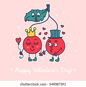 Love berries. Happy Valentine's Day
