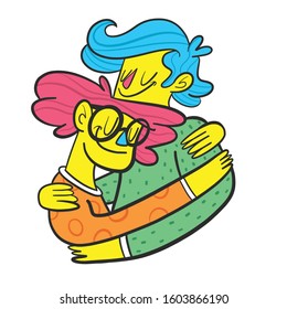 Love between two males. Diversity and Inclusion for everyone