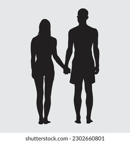 Love Beyond Measure: Immortalizing the Essence of 'Forever with You' in Art silhouette of a couple