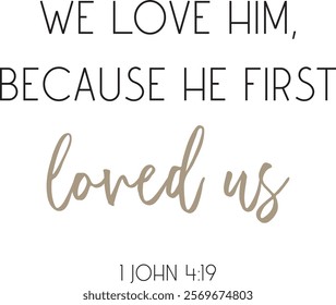 Love Bible Verse, Love poster, Love Home decor, Christian biblical quote, vector illustration