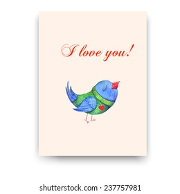 Love bird bird