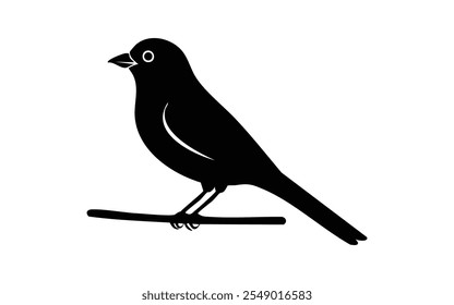 Love bird, black bird silhouettes. Vector elements for design. Birds icon, animal vector.