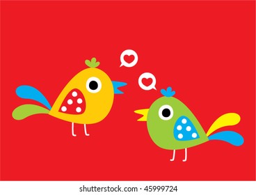 love bird couple