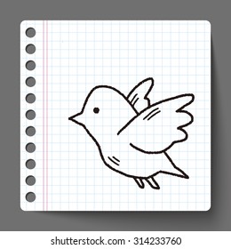 love bird doodle