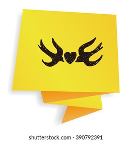love bird doodle