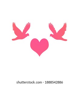 love bird happy valentine 2021