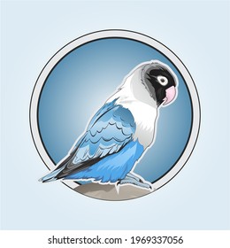 love bird logo design vector or team illustration
