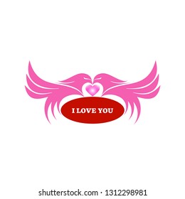 LOVE BIRD LOGO ICON