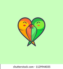 
Love Bird Logo Inspiration