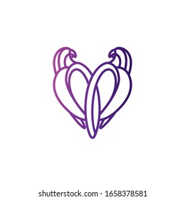 Love bird Logo Template, Recomended For Your Business