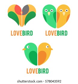 LOVE BIRD LOVEBIRD LOGO ICON SYMBOL