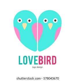 LOVE BIRD LOVEBIRD LOGO ICON SYMBOL