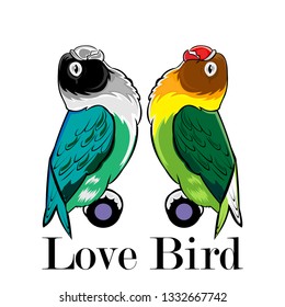 love bird vector