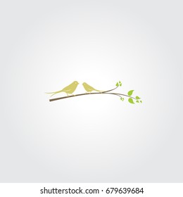 Love Bird Vector 