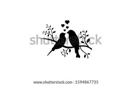 Love Bird vector stock image 商業照片 © 