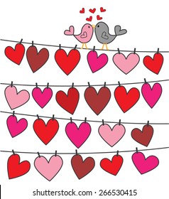 love birds greeting or celebration