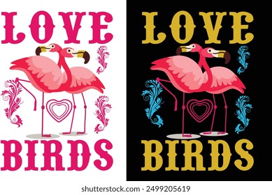 Love birds t shirt design and graphics