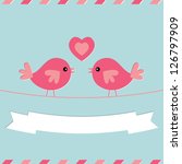 Love birds Valentine