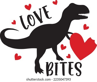 Love Bites, Valentines Day, Heart, Love, Be Mine, Holiday, Vector Illustration File
