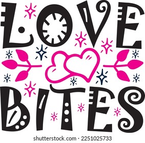 love bites vector file svg