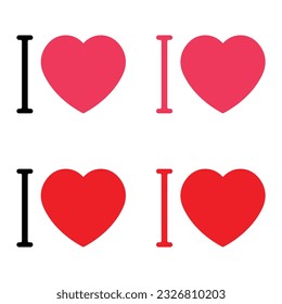 I love black and pink vector.EPS 10.Vector illustration