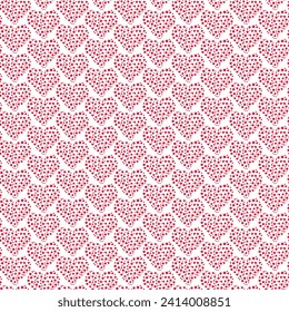 Love in Bloom Cute Hearts Illustration for a Romantic Atmosphere