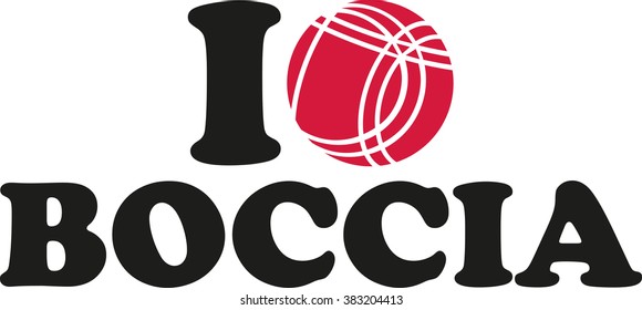 I love Boccia with ball